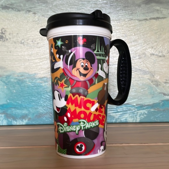 WALT DISNEY WORLD mug black white Mickey Mouse Club Minnie Mouse EUC #2 - Picture 2 of 6